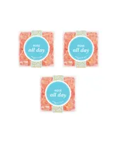 Sugarfina Rose All Day Bears Small Cube Kit, Pack of 3