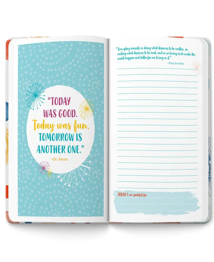 Corso Live Happy Notebook Gratitude Journal, Daily Quote on Mindful Living, Business Notebook, Personal Diary