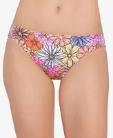 Salt + Cove Women's Groovy Bloom Printed Hipster Bikini Bottoms, Created for Macy's