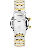 Abingdon Co. Women's Elise Tri-Time Two-Tone Stainless Steel Bracelet Watch 33mm - Tahitian Two