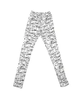 Mixed Up Clothing Big Girls Thank You Graphic Leggings