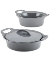 Rachael Ray 3-Pc. Ceramic Casserole Bakers Set