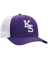 Men's Top of the World Purple, White Kansas State Wildcats Trucker Snapback Hat