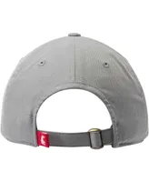 Men's Top of the World Gray Washington State Cougars Primary Logo Staple Adjustable Hat