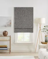Eclipse Drew Blackout Textured Solid Cordless Roman Shades