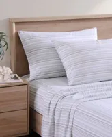 Tommy Bahama Home Kahanu Stripe Cotton Percale Sheet Set Collection