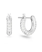 Swarovski Stone Hoop Earrings