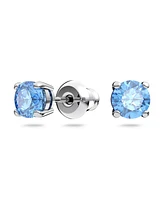 Swarovski Sparkling Dance Round Cut Rhodium Plated Set