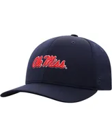 Men's Top of The World Navy Ole Miss Rebels Reflex Logo Flex Hat