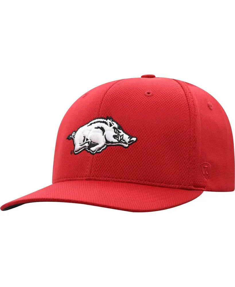 Men's Top of the World Red Louisville Cardinals Reflex Logo Flex Hat