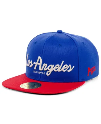 Men's Physical Culture Royal Los Angeles Red Devils Black Fives Snapback Adjustable Hat