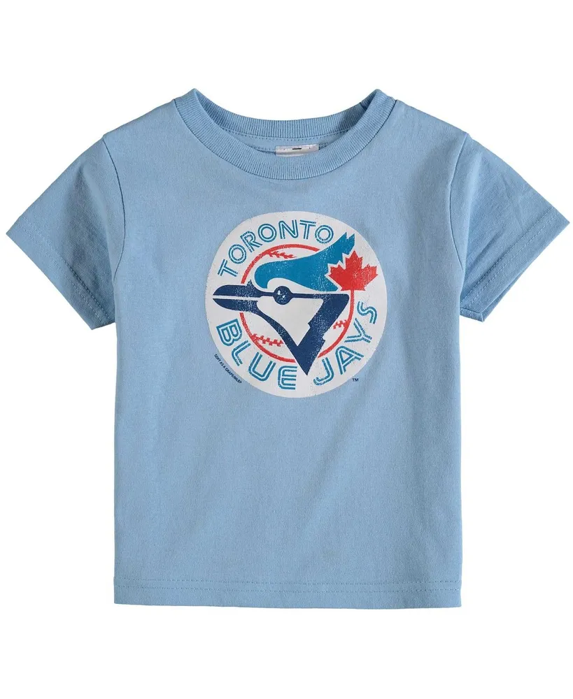 Toddler Boys and Girls Soft As A Grape Light Blue Toronto Jays Cooperstown Collection Shutout T-shirt