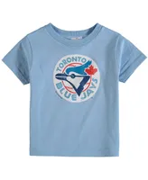 Toddler Boys and Girls Soft As A Grape Light Blue Toronto Jays Cooperstown Collection Shutout T-shirt