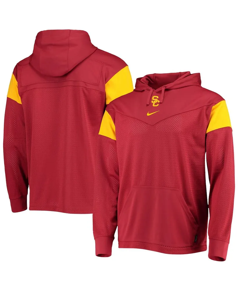 Men's Nike Cardinal Usc Trojans Sideline Jersey Pullover Hoodie