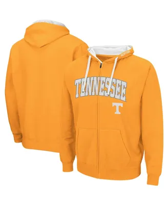 Men's Colosseum Tennessee Orange Volunteers Big and Tall Full-Zip Hoodie