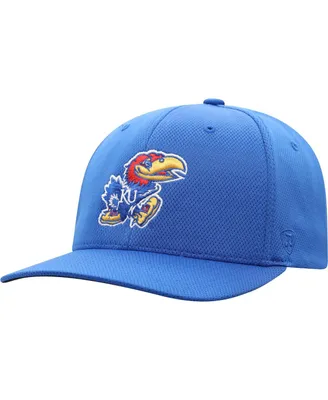 Men's Top of The World Royal Kansas Jayhawks Reflex Logo Flex Hat