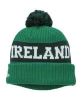 Men's New Era Green Ireland National Team Essential Bob Cuffed Knit Hat