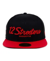 Men's Physical Culture Black 12 Streeters Black Fives Snapback Adjustable Hat