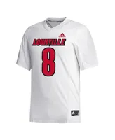 Men's adidas #8 White Louisville Cardinals Alumni Replica Jersey