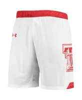 Men's Under Armour White Texas Tech Red Raiders Alternate Replica Basketball Shorts