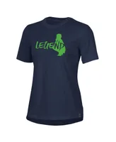 Women's Under Armour Navy Notre Dame Fighting Irish Muffet McGraw Legend T-shirt