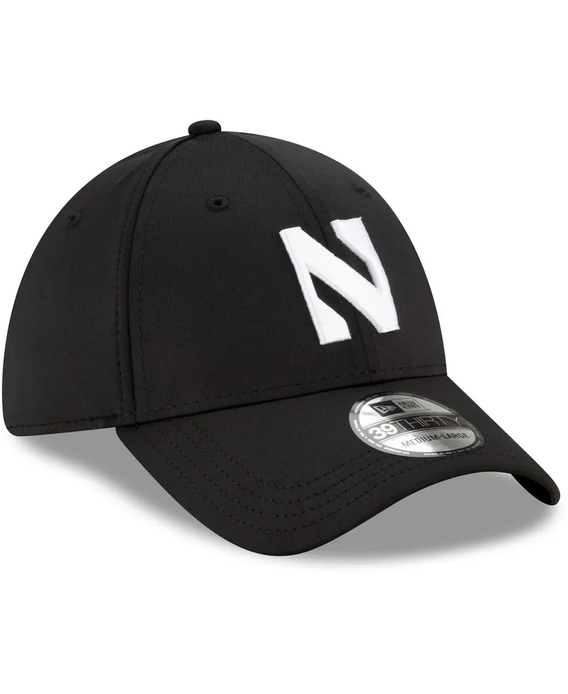 Men's New Era Black Northwestern Wildcats Campus Preferred 39Thirty Flex Hat