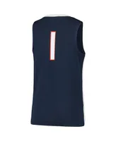 Big Boys Nike #1 Navy Virginia Cavaliers Team Replica Basketball Jersey