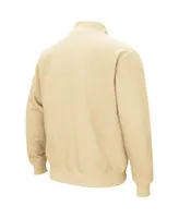 Men's Colosseum Georgia Tech Jackets Tortugas Logo Quarter-Zip Pullover Jacket