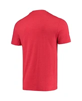 Men's Concepts Sport Heathered Charcoal, Red Wisconsin Badgers Meter T-shirt and Pants Sleep Set