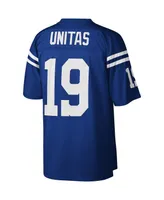 Men's Mitchell & Ness Johnny Unitas Royal Baltimore Colts Legacy Replica Jersey