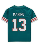 Infant Boys and Girls Mitchell & Ness Dan Marino Aqua Miami Dolphins 1984 Retired Legacy Jersey