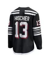 Men's Fanatics Nico Hischier Black New Jersey Devils Alternate Premier Breakaway Player