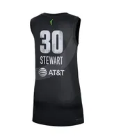 Women's Nike Breanna Stewart Black Seattle Storm Rebel Edition Jersey