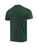 Men's '47 Brand Giannis Antetokounmpo Heathered Hunter Green Milwaukee Bucks Bobblehead T-shirt