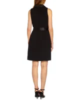 Adrianna Papell Women's Tuxedo Wrap Party Dress