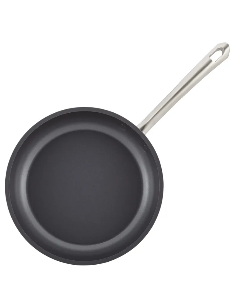 Anolon Accolade Forged Hard-Anodized Nonstick Frying Pan Set, 2-Piece, Moonstone
