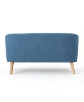 Bridie Muted Mid Century Modern Loveseat