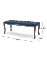 Tassia Traditional Button Tufted Bench
