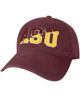 Men's Maroon Arizona State Sun Devils Varsity Letter Adjustable Hat