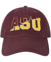 Men's Maroon Arizona State Sun Devils Varsity Letter Adjustable Hat