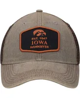 Men's Gray Iowa Hawkeyes Legacy Practice Old Favorite Trucker Snapback Hat