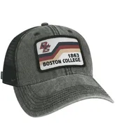 Men's Black Boston College Eagles Sun & Bars Dashboard Trucker Snapback Hat