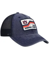 Men's Navy Auburn Tigers Sun & Bars Dashboard Trucker Snapback Hat