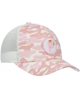 Men's Puma Pink Arnold Palmer Invitational Camo P Snapback Hat