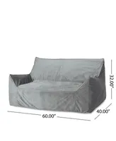 Velie Modern 2 Seater Bean Bag Chair with Armrests