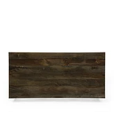 Screven Modern Industrial Handcrafted Wood Desk