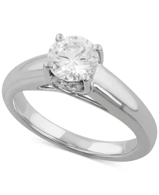 Diamond Solitaire Engagement Ring (1 ct. t.w.) in 14k White Gold