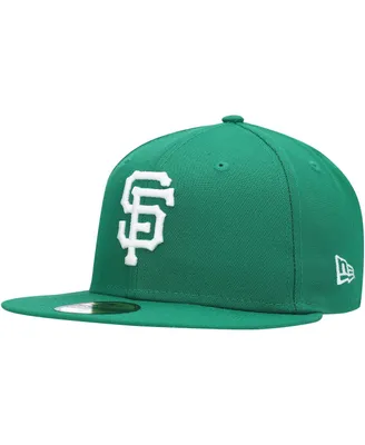 Men's New Era Green San Francisco Giants Logo White 59FIFTY Fitted Hat