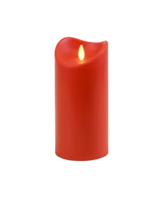 Battery Operated 5" Pillar Candle with Moving Flame
