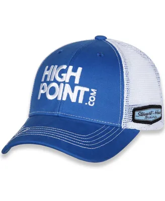 Men's Stewart-Haas Racing Team Collection Royal and White Chase Briscoe Highpoint.com Adjustable Hat